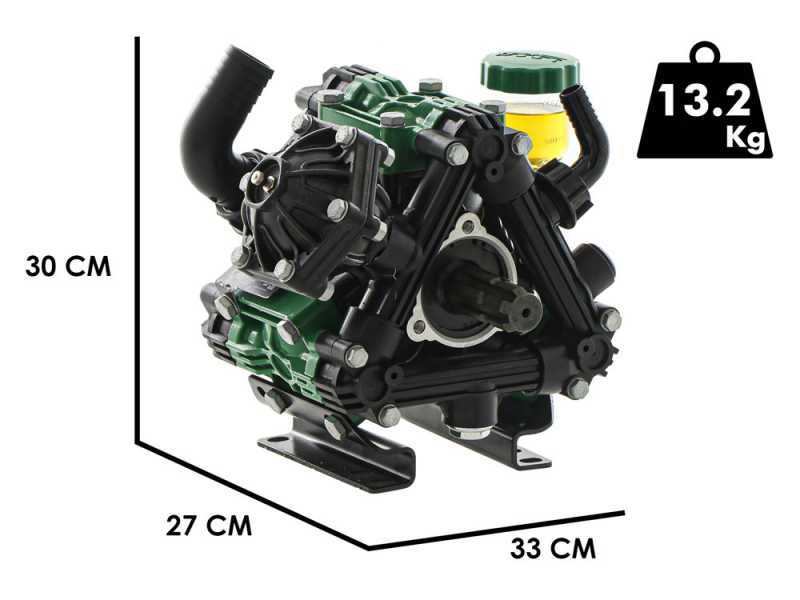 Udor Zeta 100 1c - Pompe &agrave; basse pression pour d&eacute;sherbage &agrave; tracteur