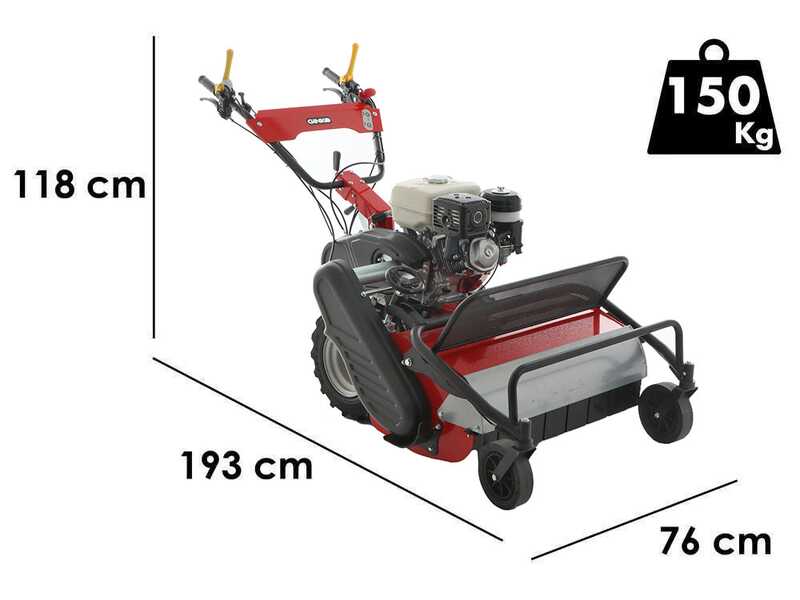 Ginko TT690 - Tondeuse d&eacute;broussailleuse professionnelle &agrave; couteaux - Moteur Honda GX270