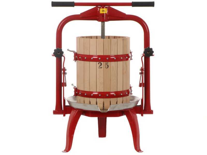 Baesso F25 - Pressoir &agrave; fruits Manuel - Pressoir &agrave; vis - Fruits et l&eacute;gumes - 20 Lt