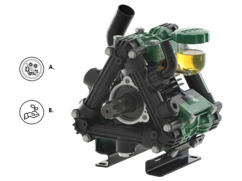 Udor Zeta 120 1c - Pompe &agrave; basse pression pour d&eacute;sherbage &agrave; tracteur