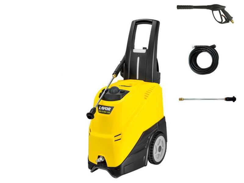 Lavor RIO-R PRO 1208 - Nettoyeur haute pression &agrave; eau chaude  - &Eacute;lectrique &agrave; chaud  - Pompe en laiton