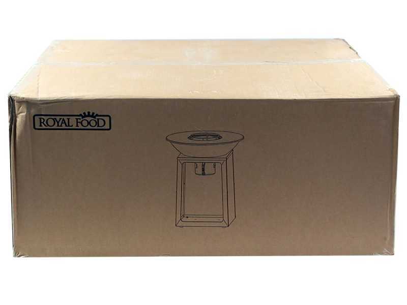 RoyalFood COR-4000 - Barbecue &agrave; bois en corten