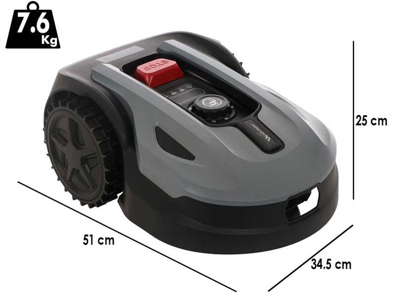 Wiper POP 3 - Robot tondeuse - Suurface maximale conseill&eacute;e 300 m2