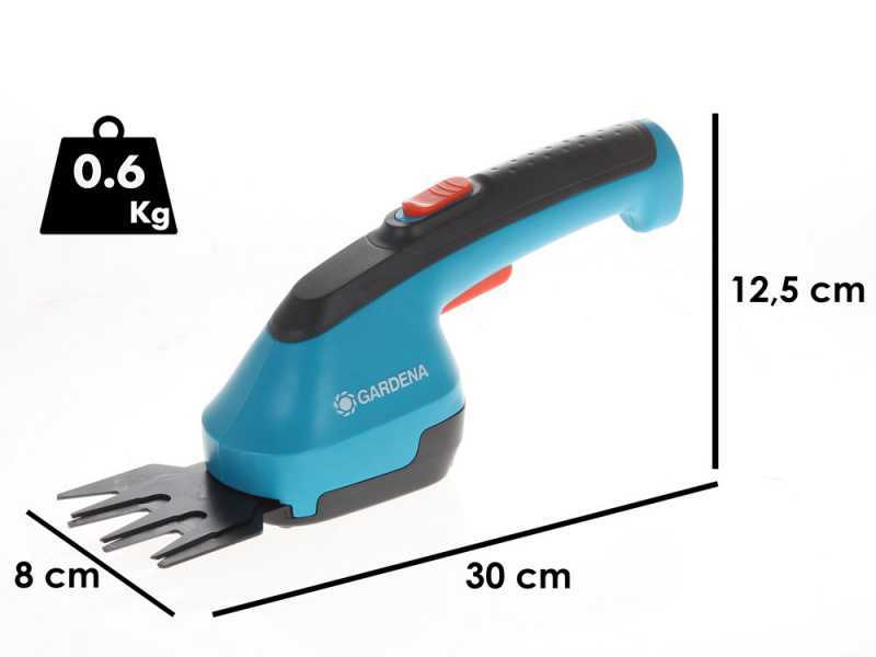 Gardena AccuCut Li - Cisaille &agrave; gazon avec batterie int&eacute;gr&eacute;e - 3.6V 1.5Ah