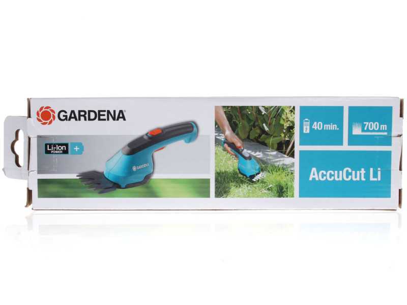 Gardena AccuCut Li - Cisaille &agrave; gazon avec batterie int&eacute;gr&eacute;e - 3.6V 1.5Ah