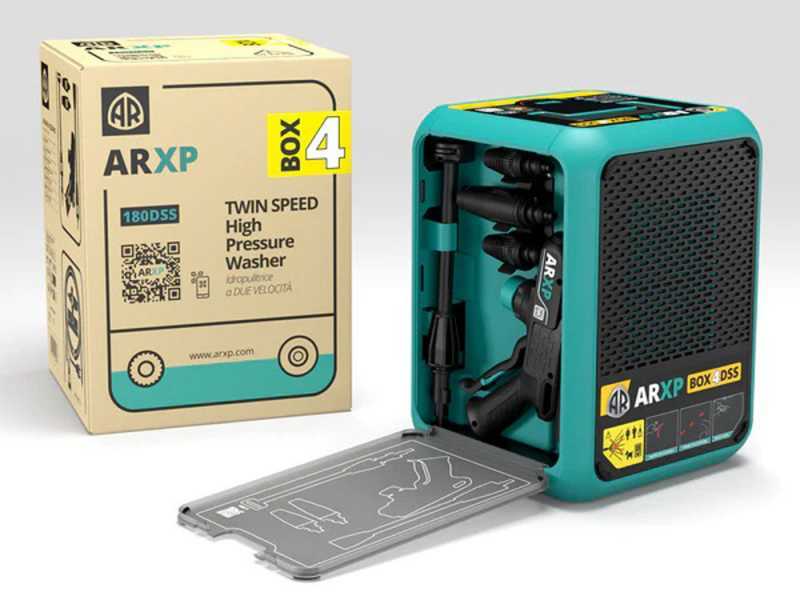 Annovi &amp; Reverberi ARXP BOX4 180 DSS - Nettoyeur haute pression &agrave; eau froide semi-professionnel - 180 bar - 500 l/h