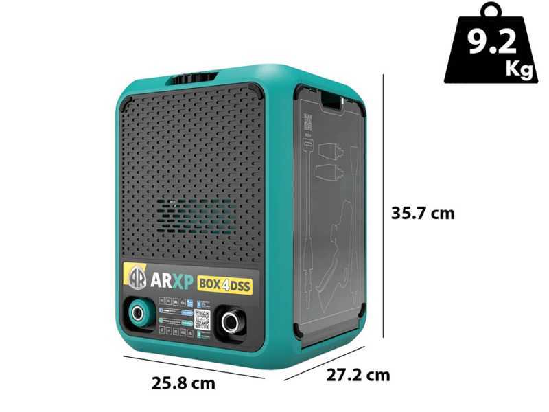 Annovi &amp; Reverberi ARXP BOX4 180 DSS - Nettoyeur haute pression &agrave; eau froide semi-professionnel - 180 bar - 500 l/h