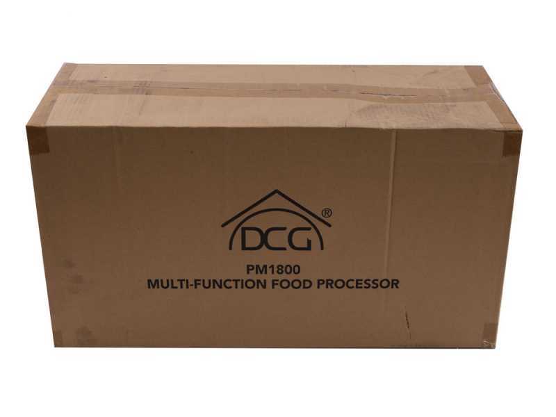 DCG PM1800 - Machine &agrave; p&acirc;tes multifonction - P&eacute;trissage et extrusion