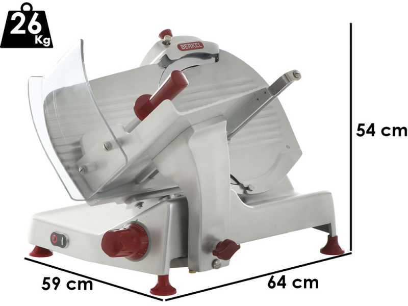 Berkel Pro Line XS30 Silver - Trancheuse avec lame en acier chrom&eacute; de 300 mm
