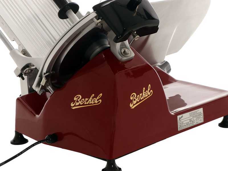 Berkel Pro Line XS30 red - Trancheuse &agrave; lame en acier chrom&eacute; de 300 mm