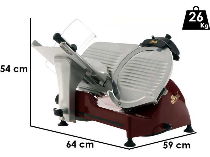 Berkel Pro Line XS30 red - Trancheuse &agrave; lame en acier chrom&eacute; de 300 mm