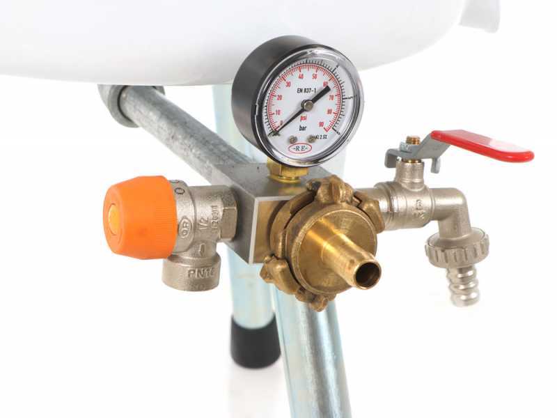 Enotecnica Pillan Carezza - Pressoir hydraulique &agrave; fruits 40 L - Cuve INOX 