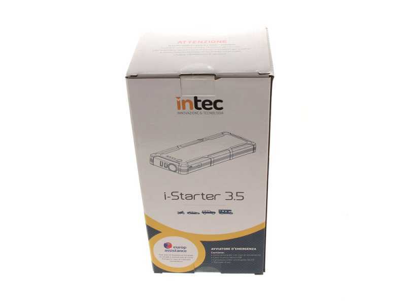 Intec i-Starter 3.6 - D&eacute;marreur de secours et chargeur de batterie - alimentation 12 V