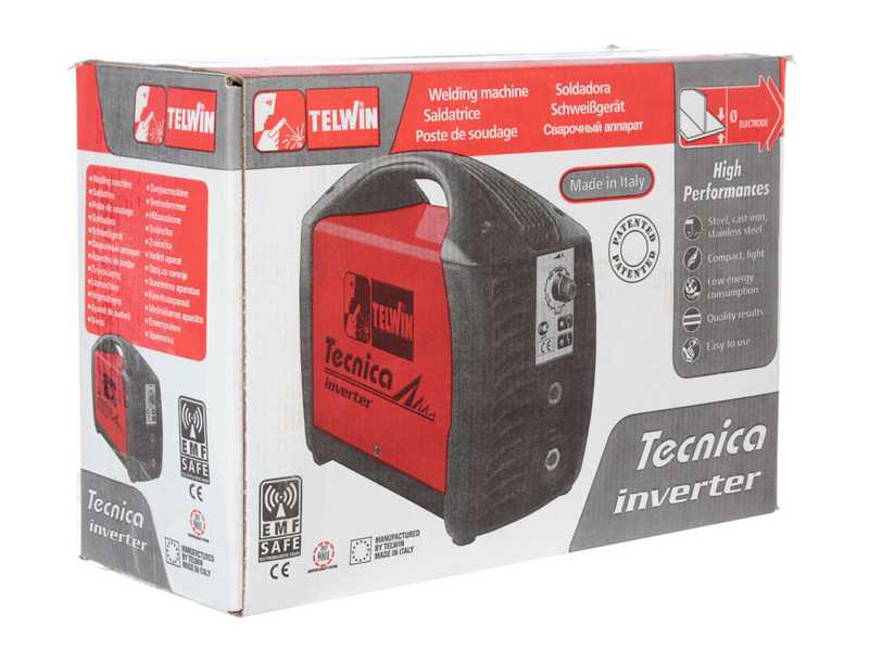 Telwin 211/S - Poste &agrave; souder inverter (MMA, TIG) &agrave; courant continu - (DC)