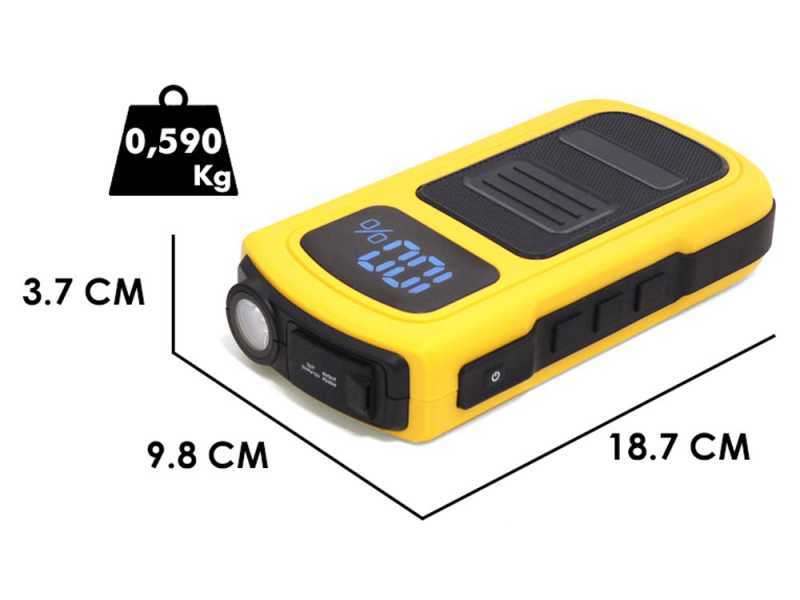 Intec i-Starter 2.9 - D&eacute;marreur de secours et chargeur de batterie - 12V - batterie externe