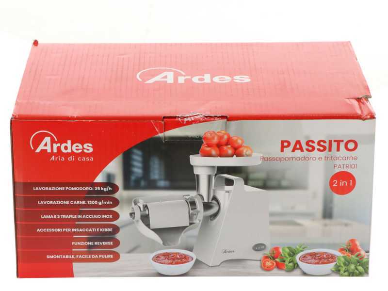 Ardes Passito - Presse-tomates multifonctions - Hachoir &agrave; viande
