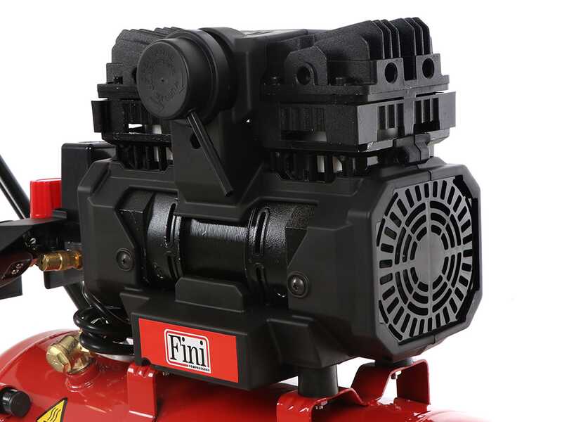 Fini Siltek TB 24 - Compresseur d'air &eacute;lectrique monophas&eacute;, oil-less - Moteur 1.5 CV- 24 L