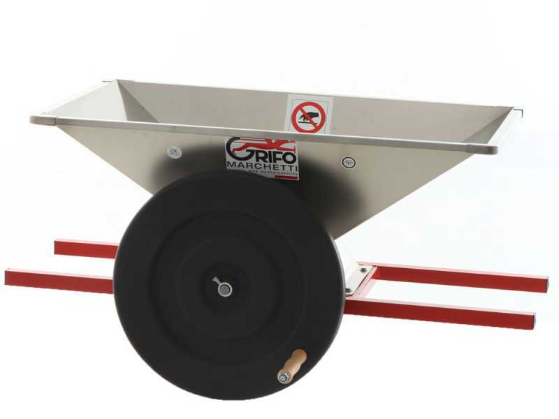 Grifo PIG INOX - Fouloir &agrave; fruit &agrave; brancard manuel