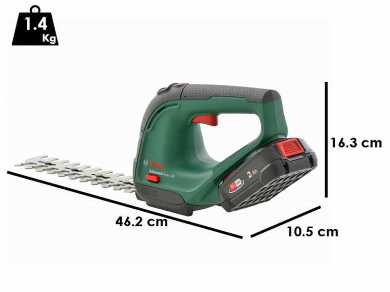 Bosch AdvancedShear18V - Cisaille &agrave; gazon &agrave; batterie - 18V - SANS BATTERIE NI CHARGEUR