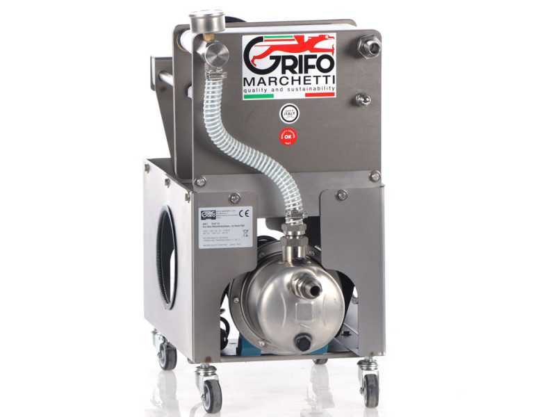 Grifo Professional Inox 10 - Filtre pour vin &agrave; plaques - Pompe &oelig;nologique pour filtrer le vin