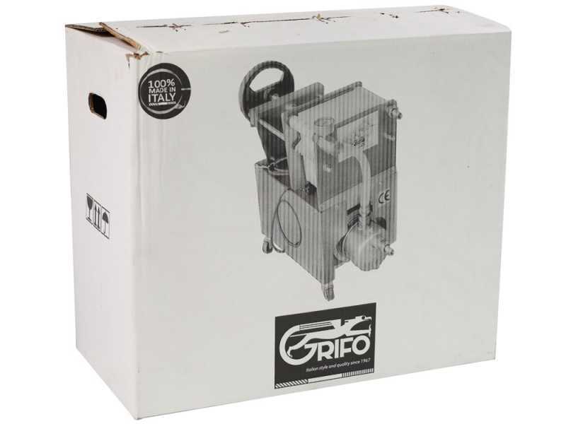 Grifo Professional Inox 10 - Filtre &agrave; vin &agrave; carton et &agrave; plaques - Pompe &oelig;nologique pour filtrer le vin