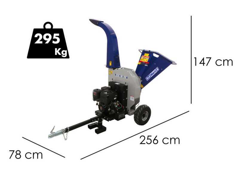 BullMach ZEUS 180 BSE  - Broyeur thermique remorquable - Briggs &amp; Stratton 420cm3 avec d&eacute;marrage &eacute;lectrique