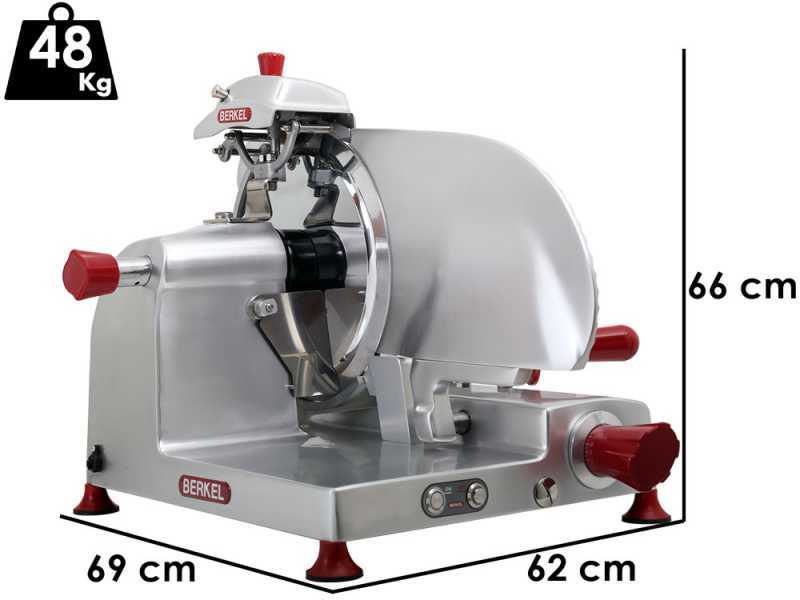 Berkel Essentia Salumeria BES370 triphas&eacute;e - Trancheuse avec lame en acier chrom&eacute; de 370mm