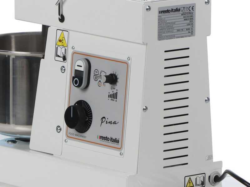 Resto Italia Pina Line MO 10 VV - P&eacute;trin &agrave; spirale &agrave; vitesse variable - 6 KG