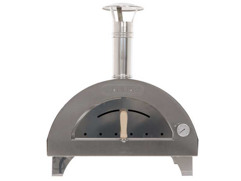 Four &agrave; bois d'ext&eacute;rieur Quattro Stagioni INOX - pour 1 pizza