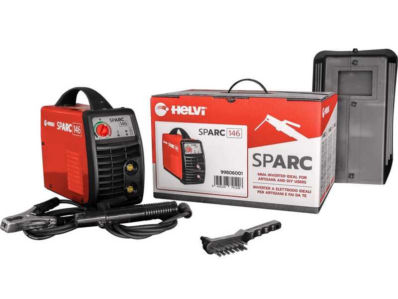Helvi sparc 146 - Poste &agrave; souder &agrave; inverter &agrave; &eacute;lectrode MMA - 120 A - kit &eacute;quipements