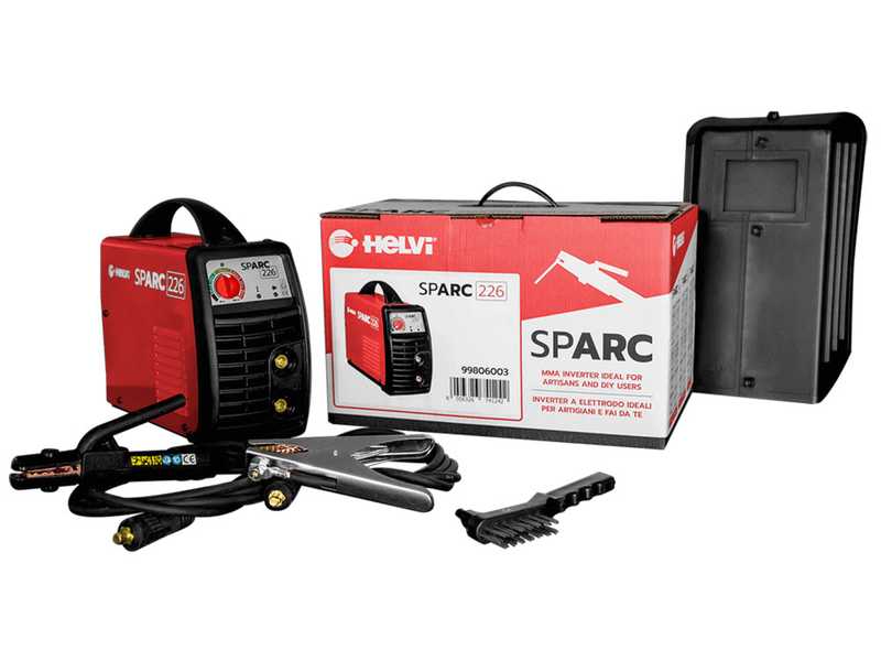 Helvi sparc 226 - Poste &agrave; souder &agrave; inverter &agrave; &eacute;lectrode MMA - 200A - kit &eacute;quipements