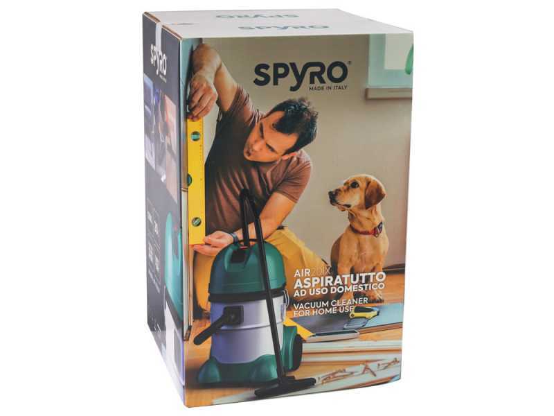Spyro Wet &amp; Dry 20 INOX Plus- Aspirateur eau et poussi&egrave;res - Capacit&eacute; 20 lt - 1200W