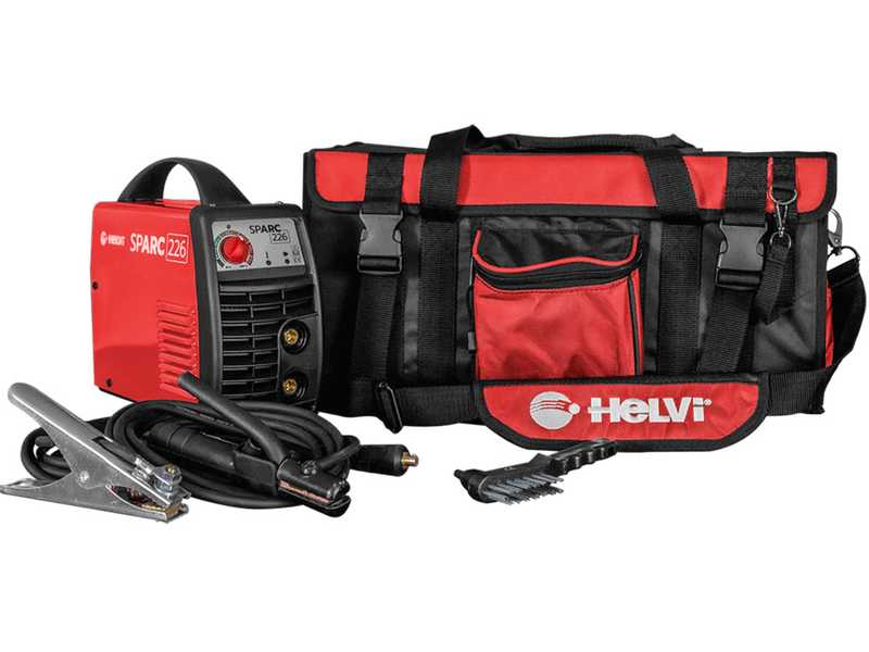 Helvi sparc 226 - Poste &agrave; souder &agrave; inverter &agrave; &eacute;lectrode MMA - 200A - kit Sac