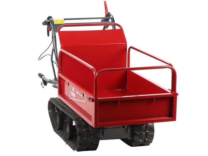 Blue Bird 310-SHL 1200 - Broyeur de branches autotract&eacute; &agrave; chenilles sur brouette - Moteur Loncin G420F