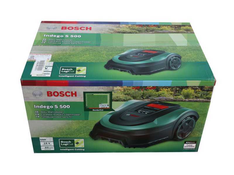 Bosch Indego S 500 - Robot tondeuse - Avec batterie lithium 18 V