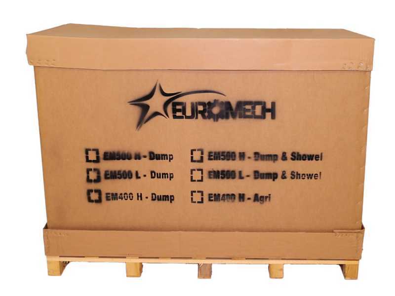 EuroMech EM500H-Dumper - Brouette &agrave; chenilles - Benne Dumper - Charge 500 Kg