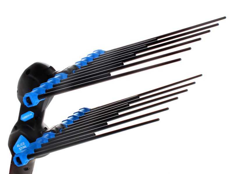 Campagnola alice STAR ECO - Perche en carbone de 150-220 cm - Peigne vibreur &eacute;lectrique