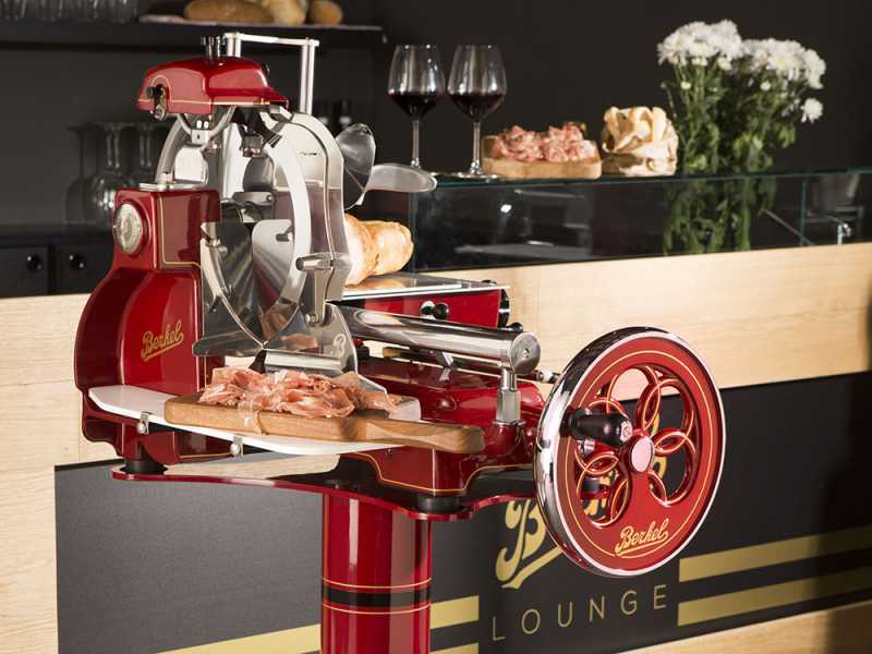 BERKEL B3 - Trancheuse &agrave; volant avec pi&eacute;destal avec Lame en acier au chrome de 300 mm