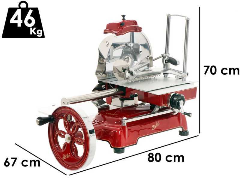 BERKEL B3 - Trancheuse &agrave; volant avec pi&eacute;destal avec Lame en acier au chrome de 300 mm