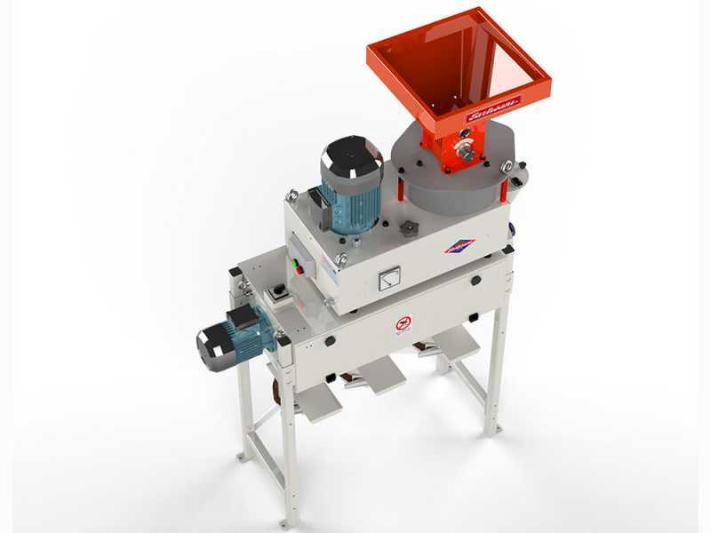Partisani Combi Junior - Moulin &eacute;lectrique avec meules en pierre - Triphas&eacute;