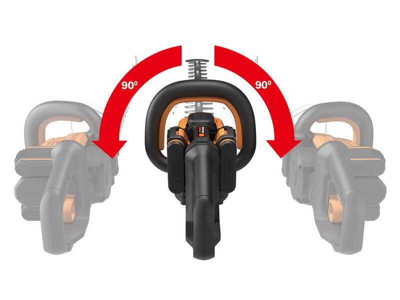 WORX NITRO WG286E.9 - Taille-haie - 20V - Lamier 60 cm en acier - SANS BATTERIE NI CHARGEUR