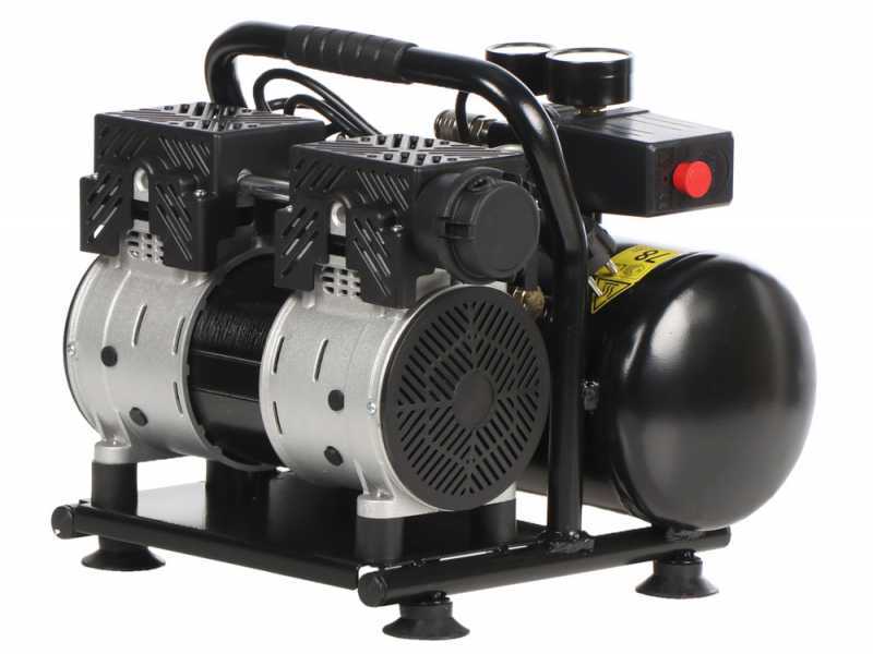 Fiac SUPERSILENT 6/1 - Compresseur d'air &eacute;lectrique compact portatif 1 CV - 6 L