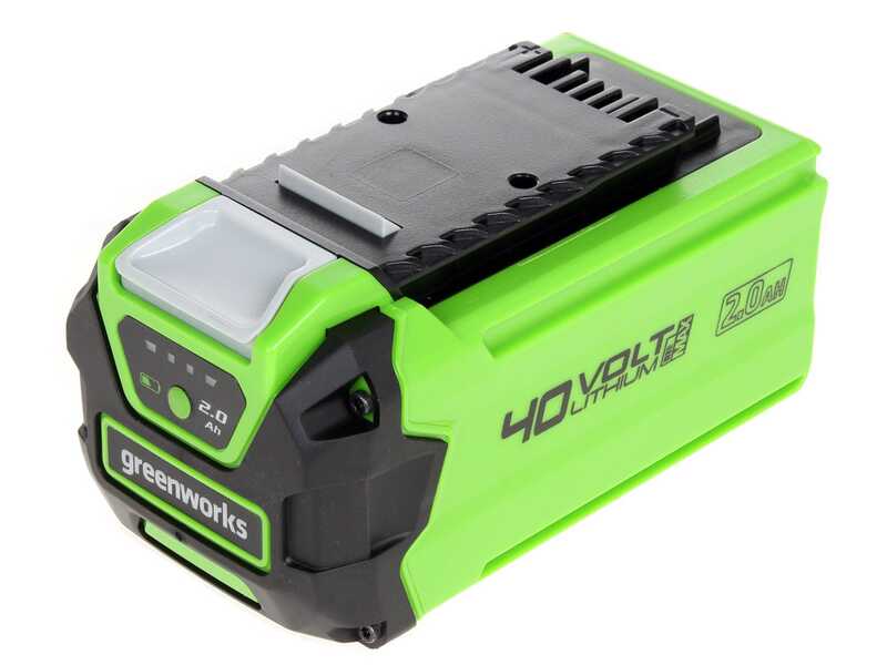 Greenworks G40LM35K2 - Tondeuse &agrave; gazon &eacute;lectrique &agrave; batterie - 40V 2Ah - Coupe 35 cm