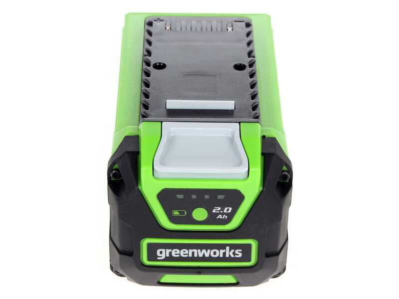 Greenworks G40LM35K2 - Tondeuse &agrave; gazon &eacute;lectrique &agrave; batterie - 40V 2Ah - Coupe 35 cm