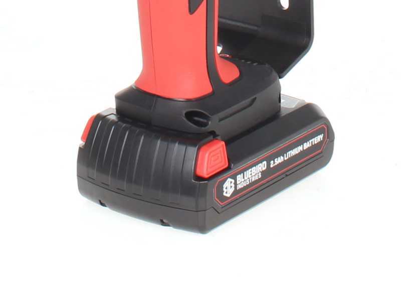 &Eacute;lagueuse sur batterie Blue Bird CS 22-06 TIMBER - Batterie 21V 2.5Ah