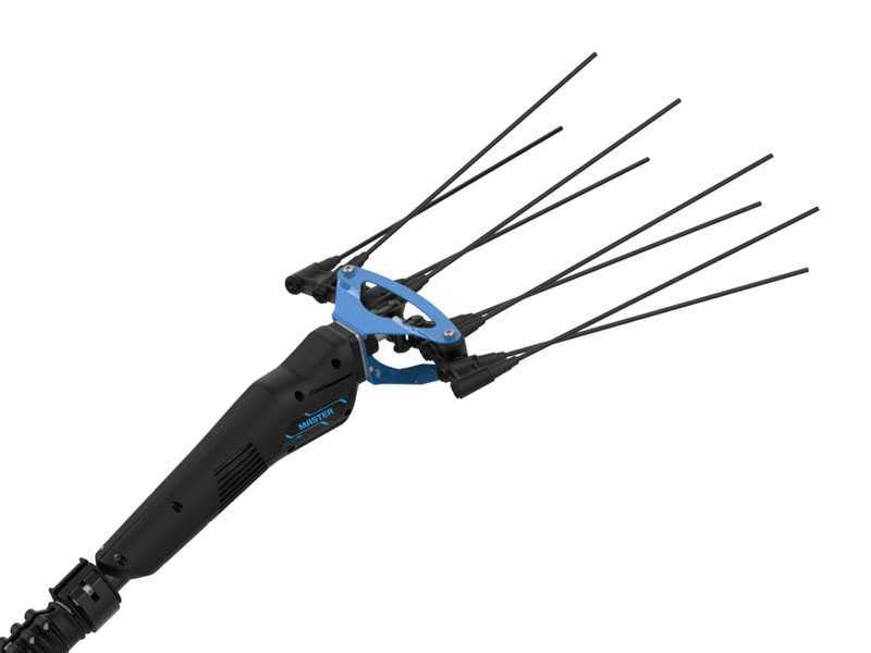 Campagnola Master - Perche en carbone et aluminium 150-220 cm - Peigne vibreur &eacute;lectrique &agrave; batterie