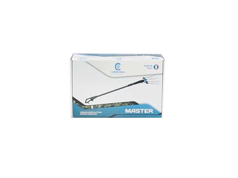 Campagnola Master - Perche en carbone et aluminium 150-220 cm - Peigne vibreur &eacute;lectrique &agrave; batterie