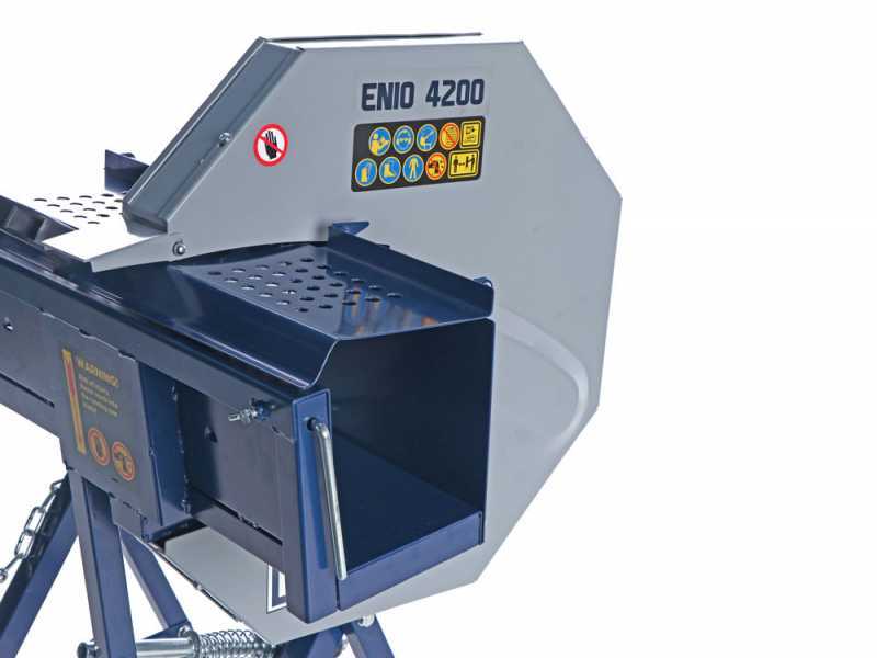 BullMach ENIO 4200 - Scie &agrave; b&ucirc;ches &eacute;lectrique - scie circulaire &agrave; chevalet monophas&eacute;e