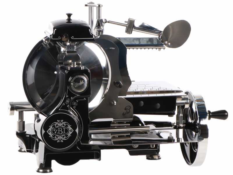 Berkel Tribute Noire - Trancheuse &agrave; volant - Lame en acier chrom&eacute; 300 mm
