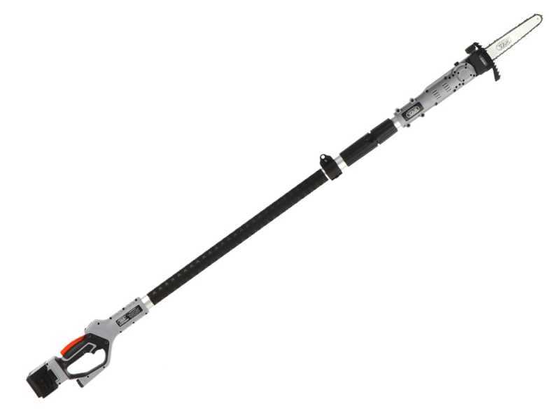 Volpi KVS7100P - Perche &eacute;lagueuse &agrave; batterie sur perche t&eacute;lescopique - 2x 21.6V 4.0Ah